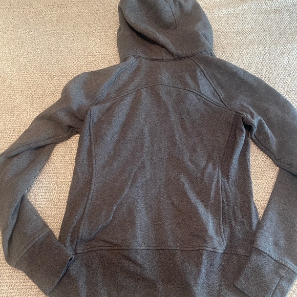 Lululemon Charcoal Full Zip Hoodie Jacket Size Small - Picture 2 of 4